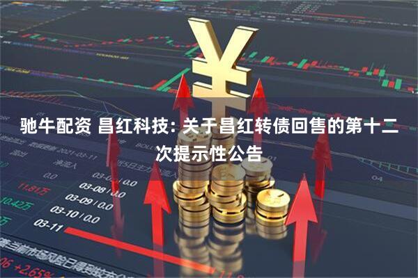 驰牛配资 昌红科技: 关于昌红转债回售的第十二次提示性公告