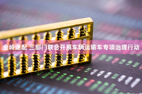 金岭速配 三部门联合开展车辆运输车专项治理行动