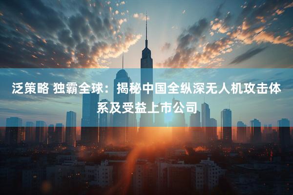泛策略 独霸全球：揭秘中国全纵深无人机攻击体系及受益上市公司