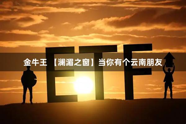 金牛王 【澜湄之窗】当你有个云南朋友